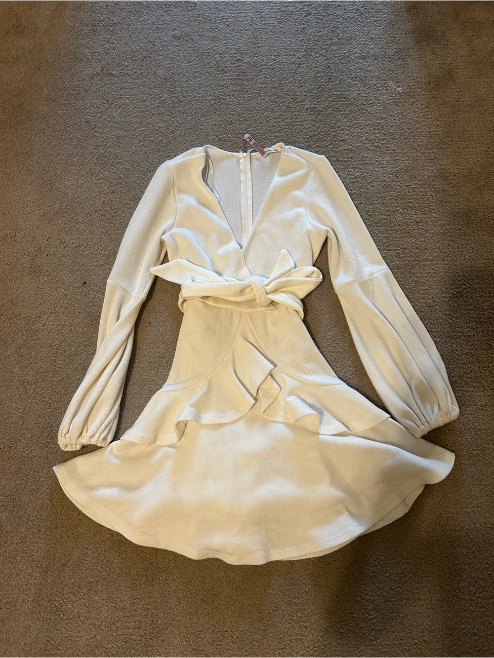 The Impeccable Pig Sweater Ruffle Dress Size Small